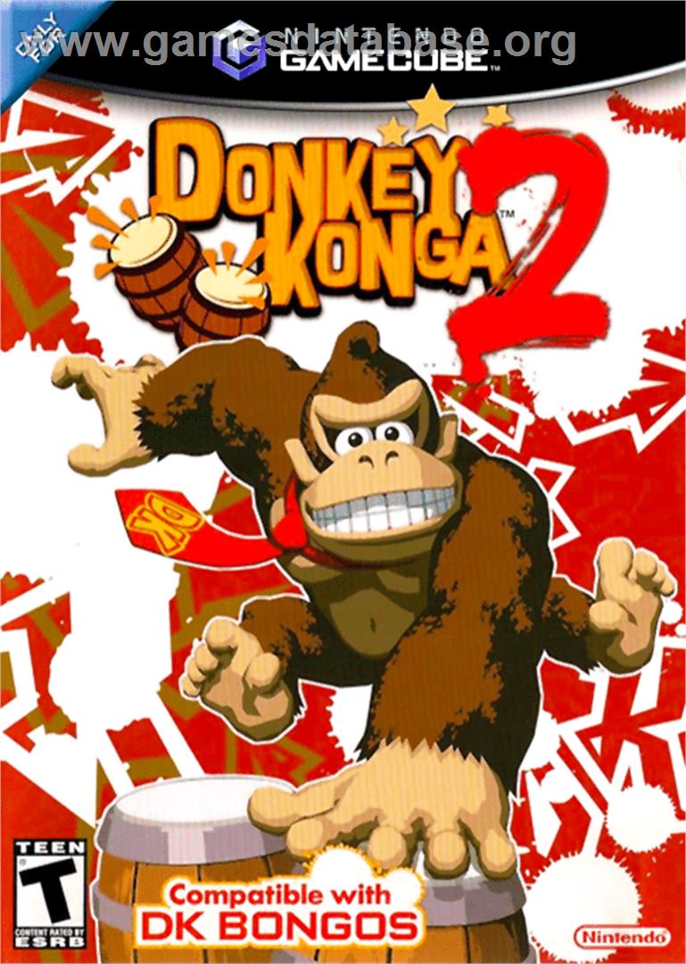 Donkey Konga 2 - Nintendo GameCube - Artwork - Box
