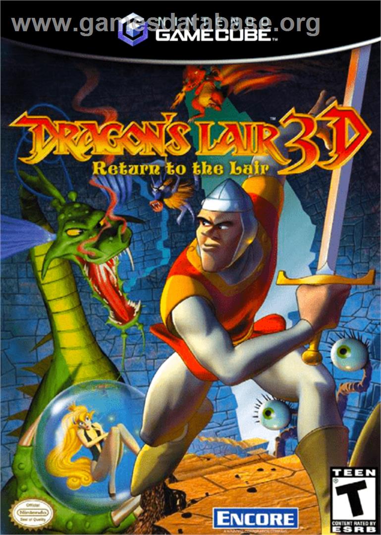 Dragon's Lair 3D: Return to the Lair - Nintendo GameCube - Artwork - Box