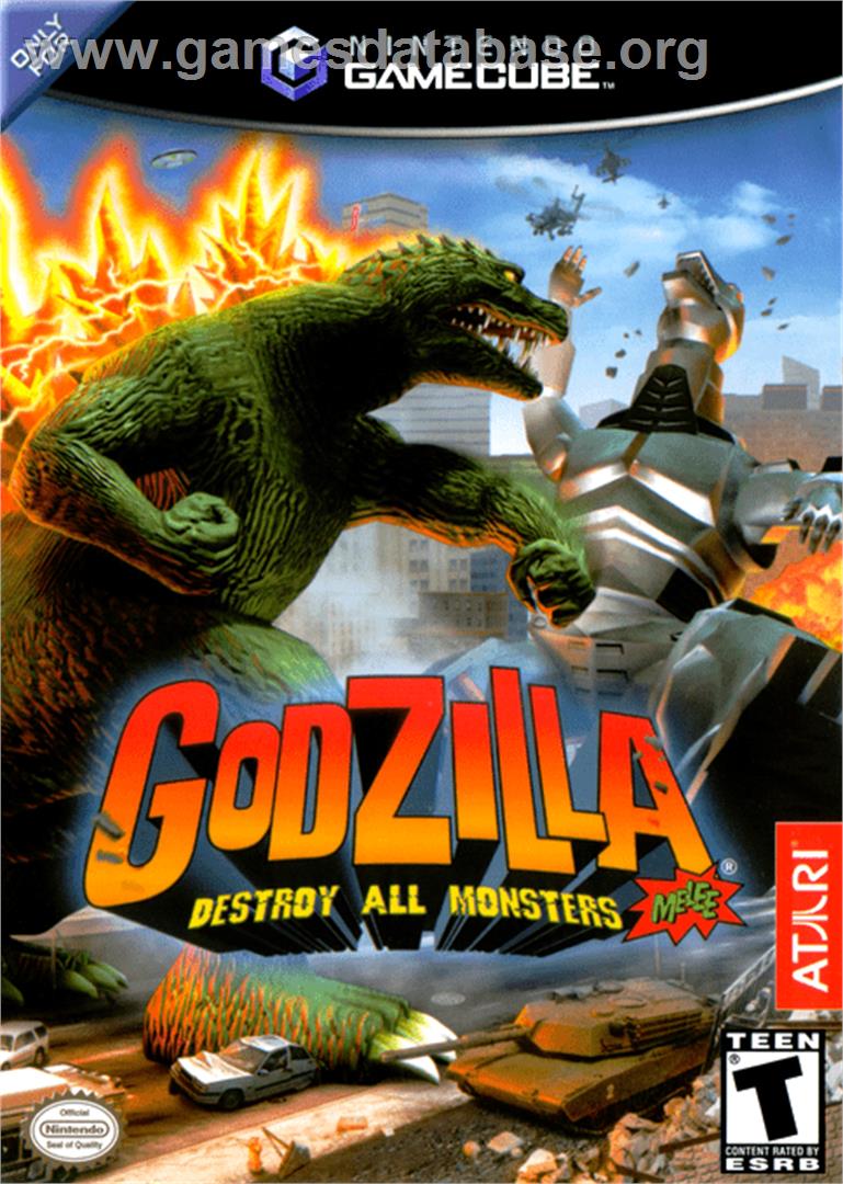 Godzilla: Destroy All Monsters Melee - Nintendo GameCube - Artwork - Box