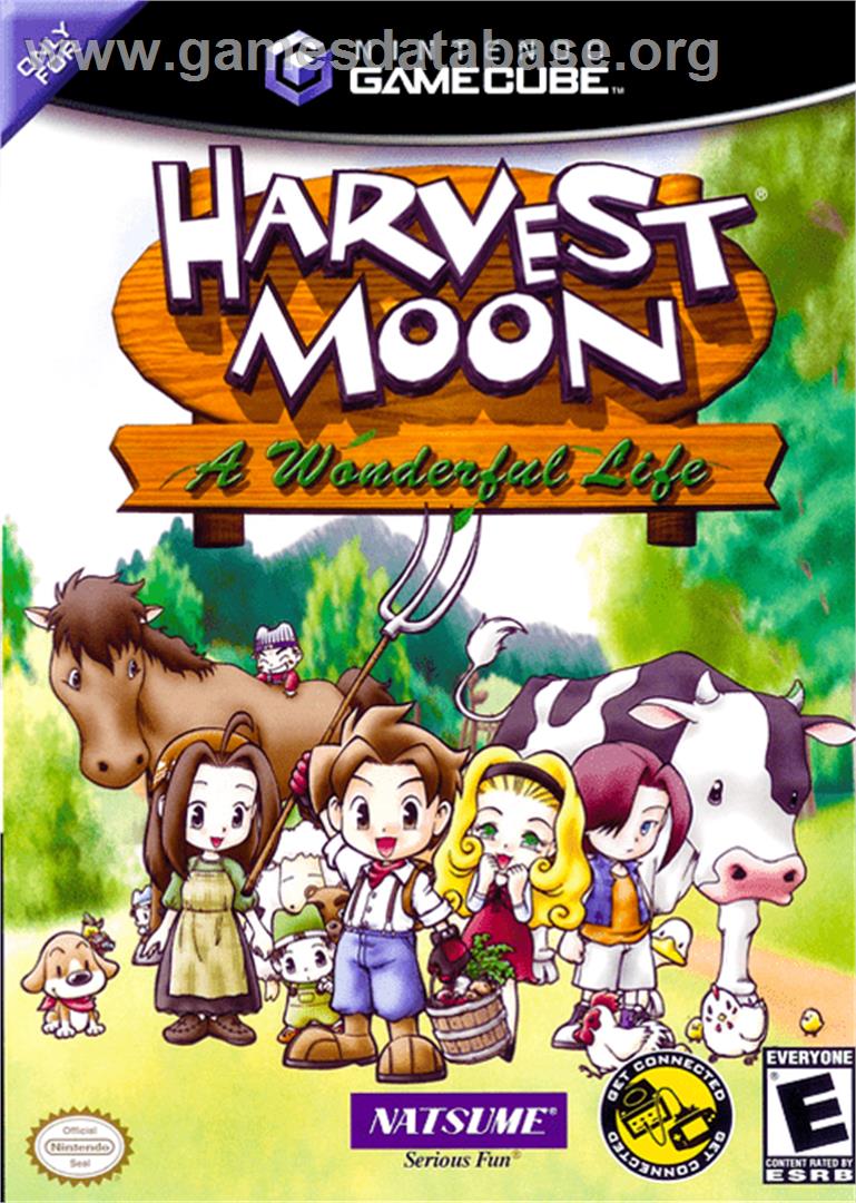 Harvest Moon: A Wonderful Life - Nintendo GameCube - Artwork - Box