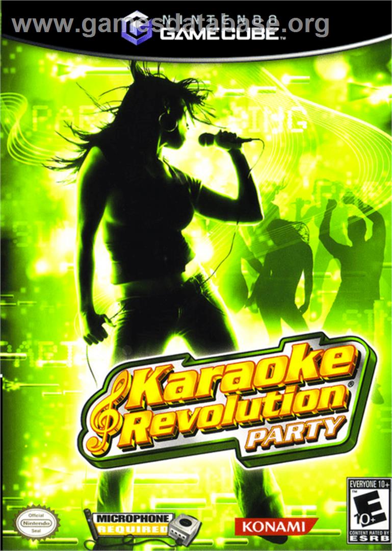 Karaoke Revolution Party - Nintendo GameCube - Artwork - Box