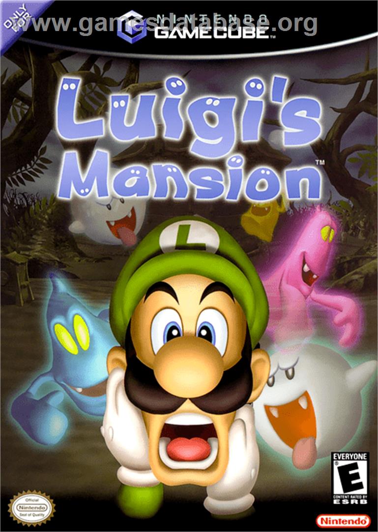 Luigi's Mansion - Nintendo GameCube - Artwork - Box