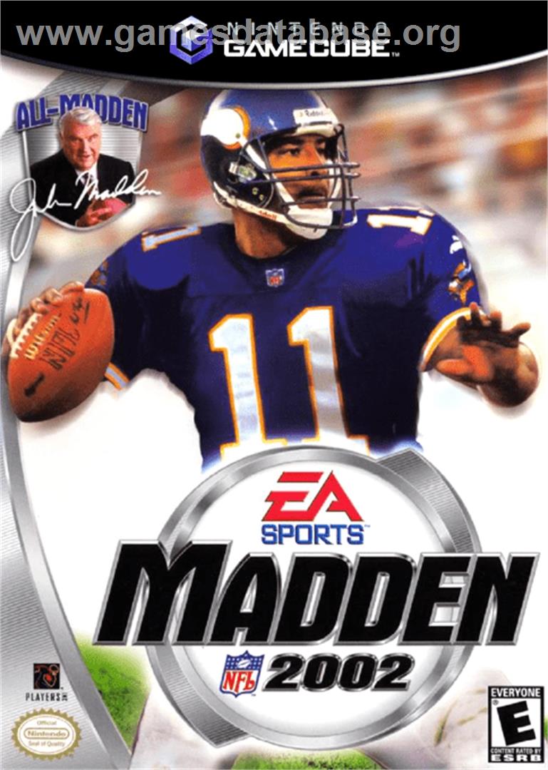 Madden NFL 2002 - Nintendo GameCube - Artwork - Box