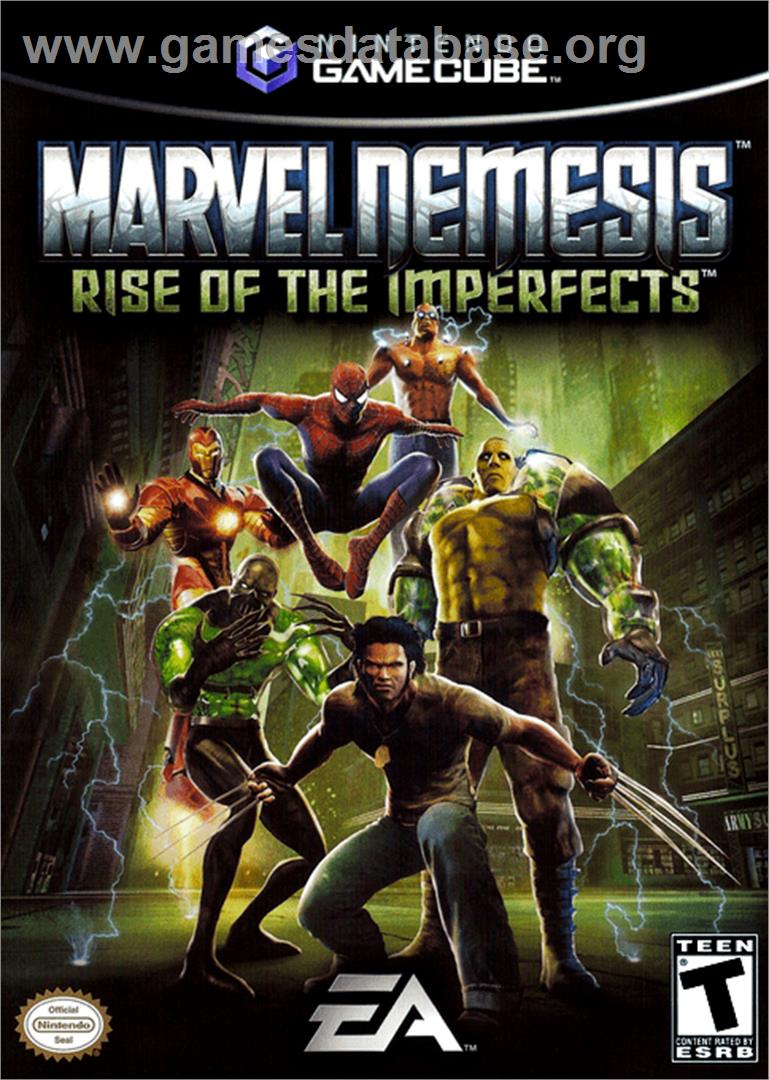 Marvel Nemesis: Rise of the Imperfects - Nintendo GameCube - Artwork - Box