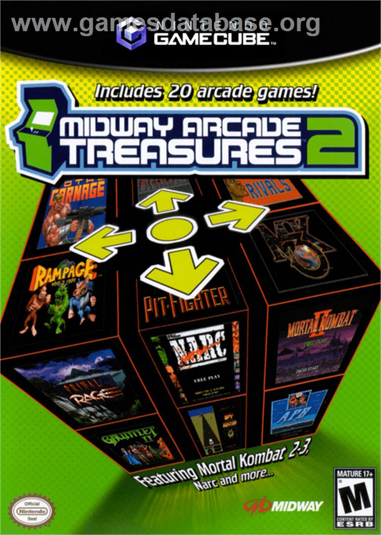 Midway Arcade Treasures 2 - Nintendo GameCube - Artwork - Box