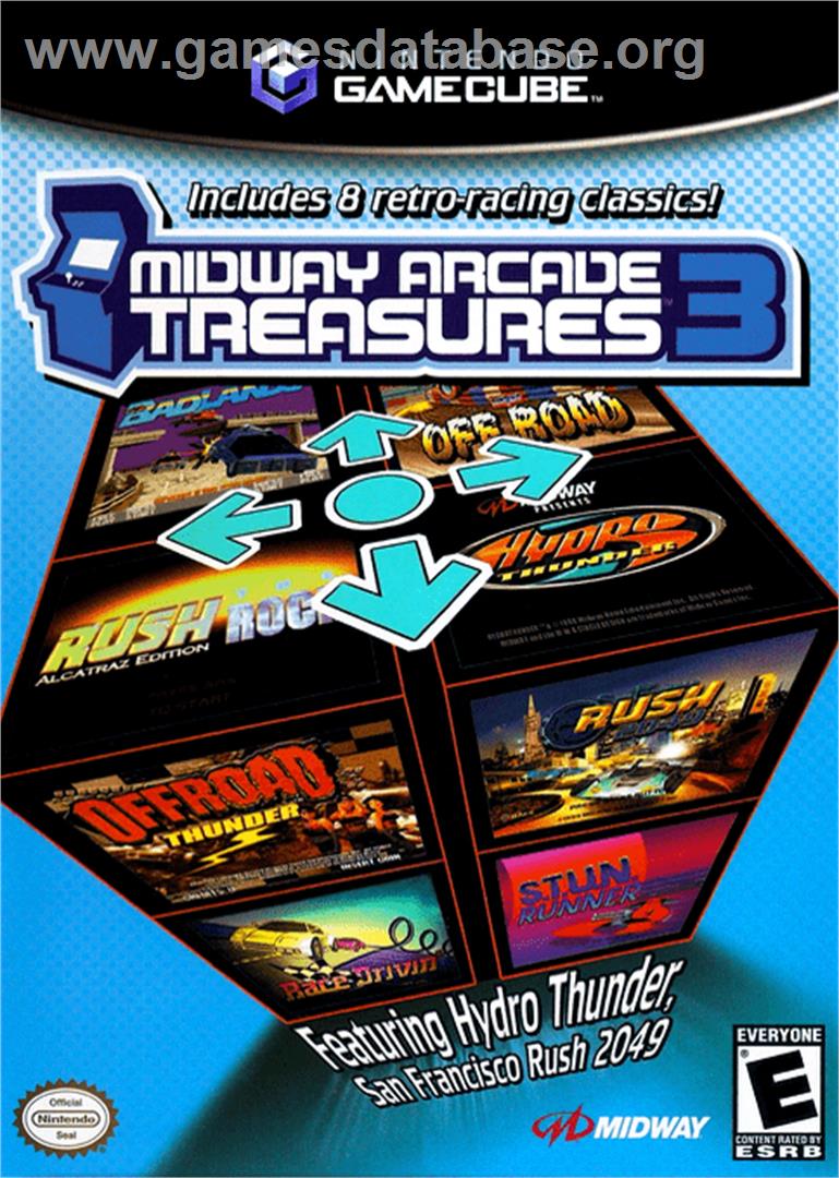 Midway Arcade Treasures 3 - Nintendo GameCube - Artwork - Box