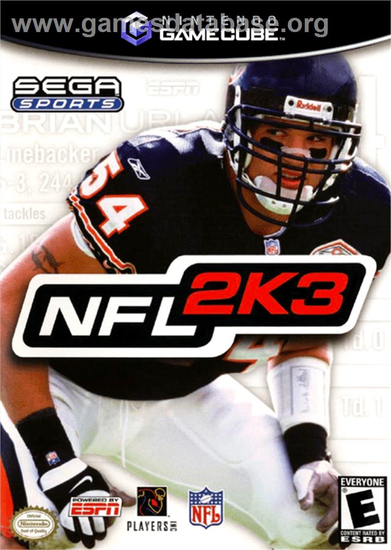 NFL 2K3 - Nintendo GameCube - Artwork - Box