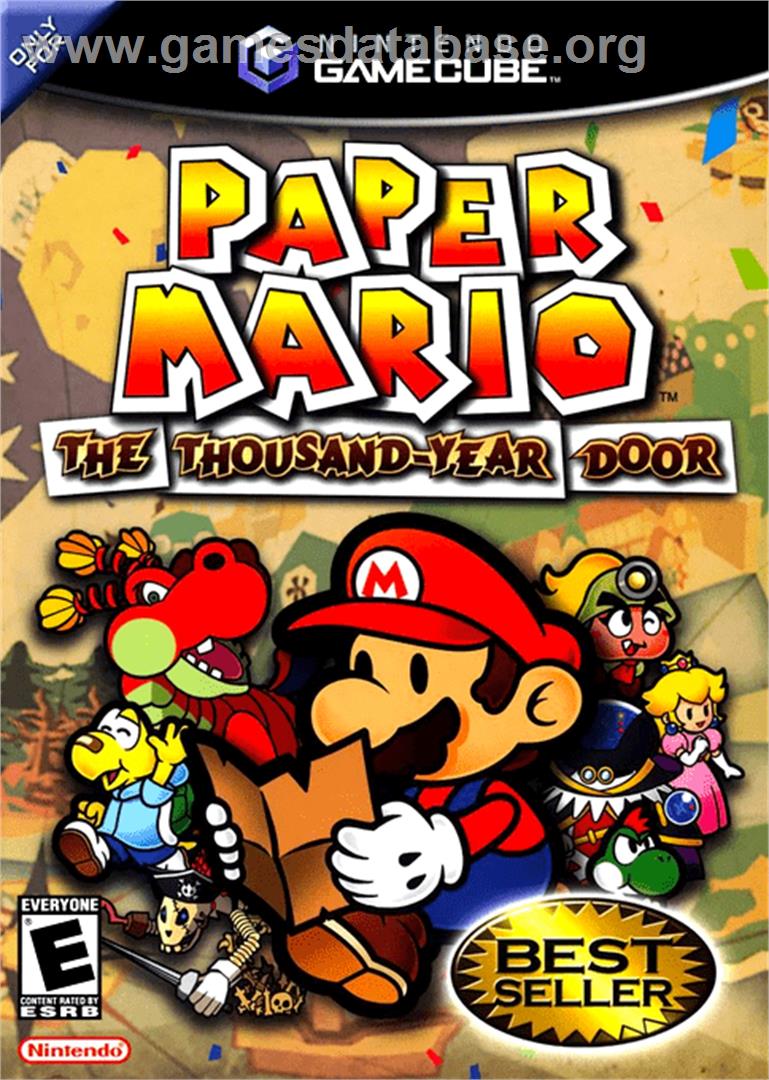 Paper Mario: The Thousand-Year Door - Nintendo GameCube - Artwork - Box