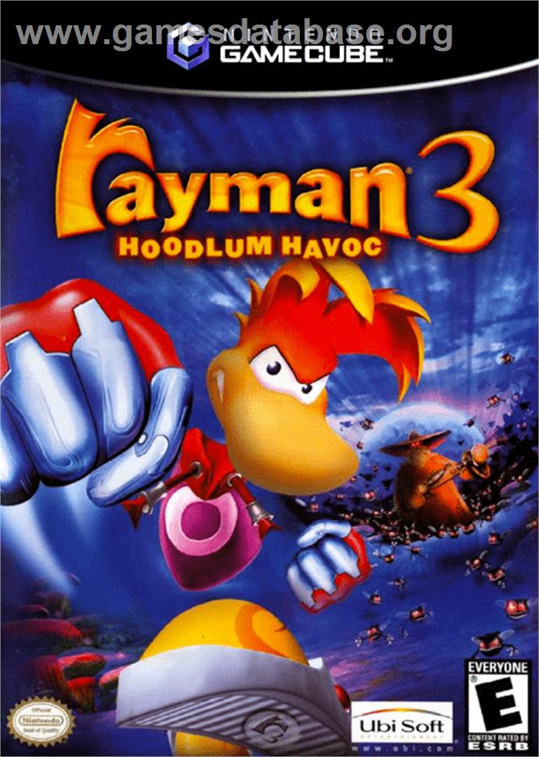 Rayman 3: Hoodlum Havoc - Nintendo GameCube - Artwork - Box