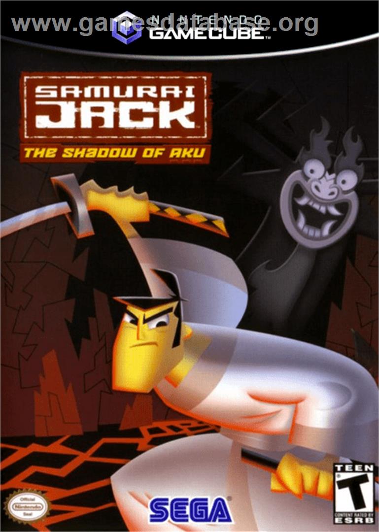 Samurai Jack: The Shadow of Aku - Nintendo GameCube - Artwork - Box