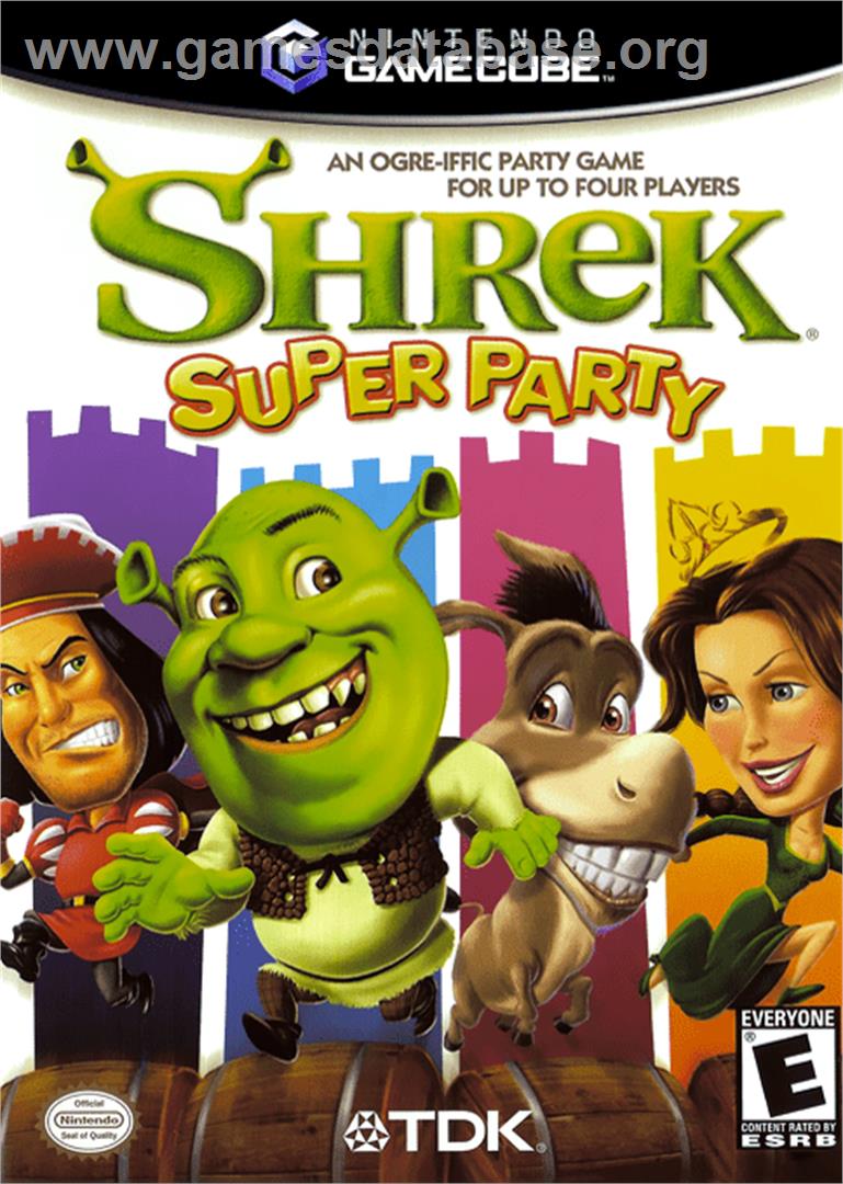 Shrek Super Party - Nintendo GameCube - Artwork - Box