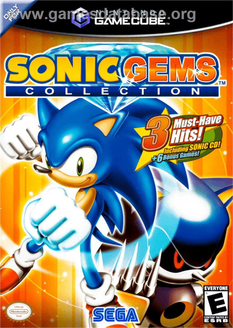 Sonic Gems Collection - Nintendo GameCube - Artwork - Box