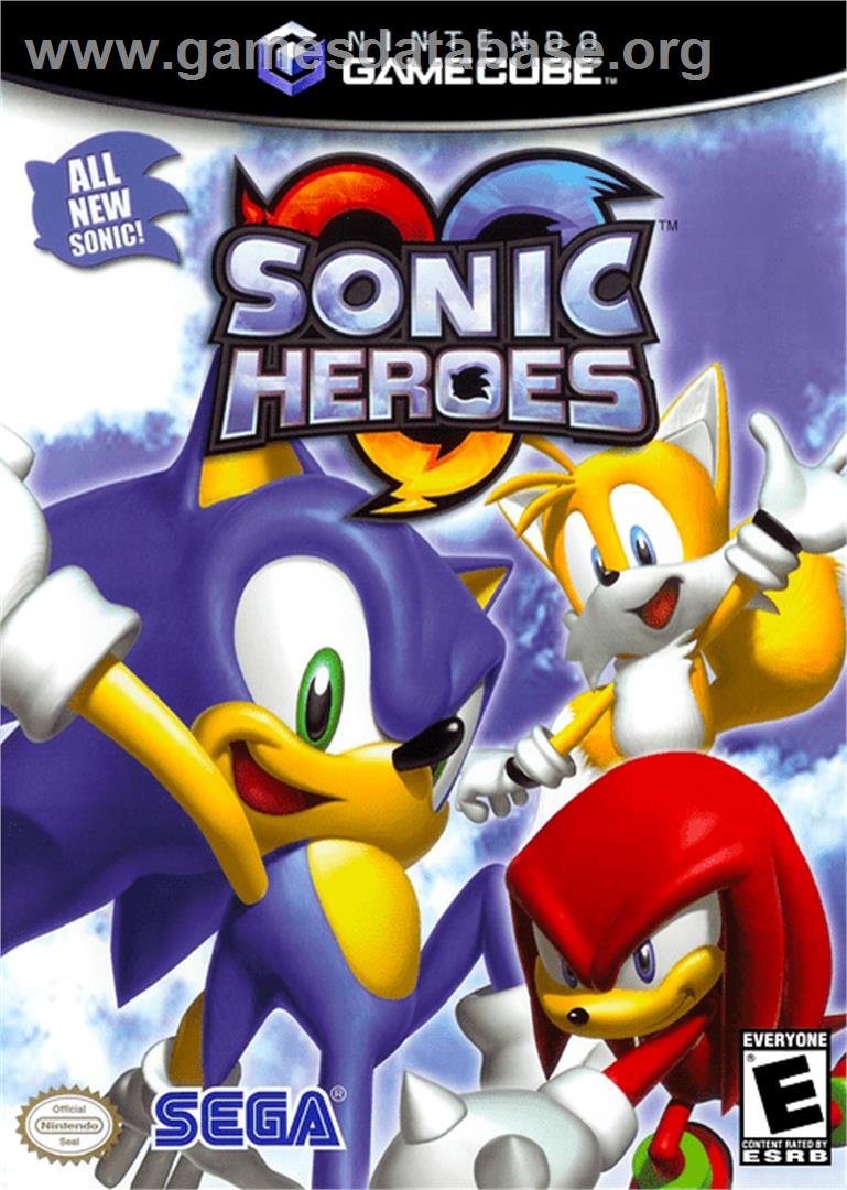 Sonic Heroes - Nintendo GameCube - Artwork - Box