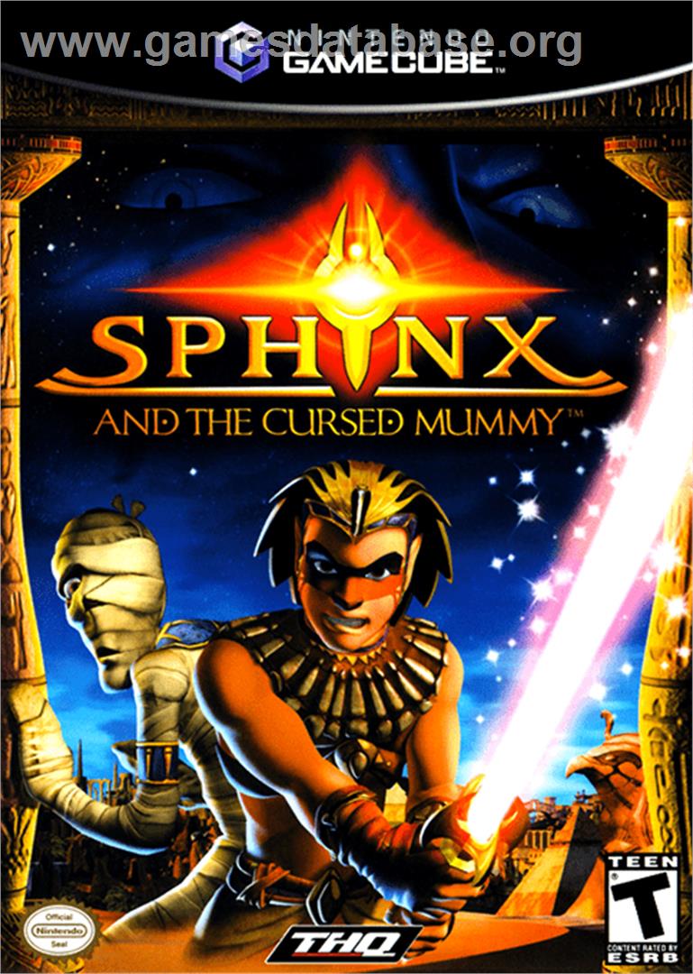 Sphinx and the Cursed Mummy - Nintendo GameCube - Artwork - Box