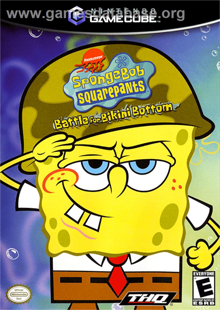 SpongeBob SquarePants: Battle for Bikini Bottom - Nintendo GameCube - Artwork - Box