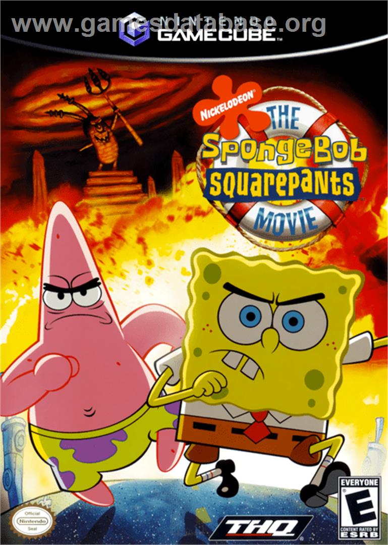 SpongeBob SquarePants: The Movie - Nintendo GameCube - Artwork - Box
