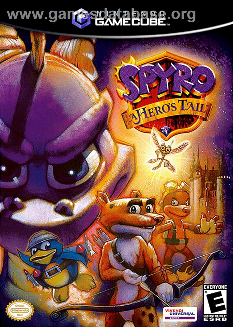 Spyro: A Hero's Tail - Nintendo GameCube - Artwork - Box