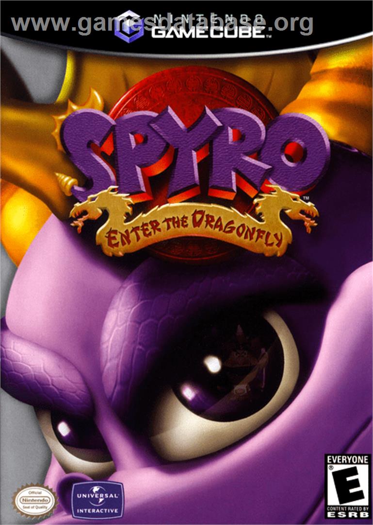 Spyro: Enter the Dragonfly - Nintendo GameCube - Artwork - Box