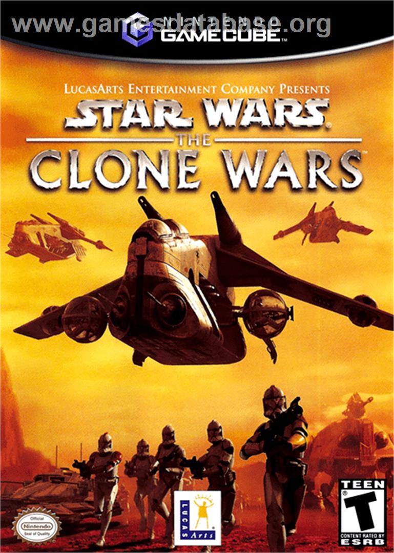 Star Wars: The Clone Wars - Nintendo GameCube - Artwork - Box