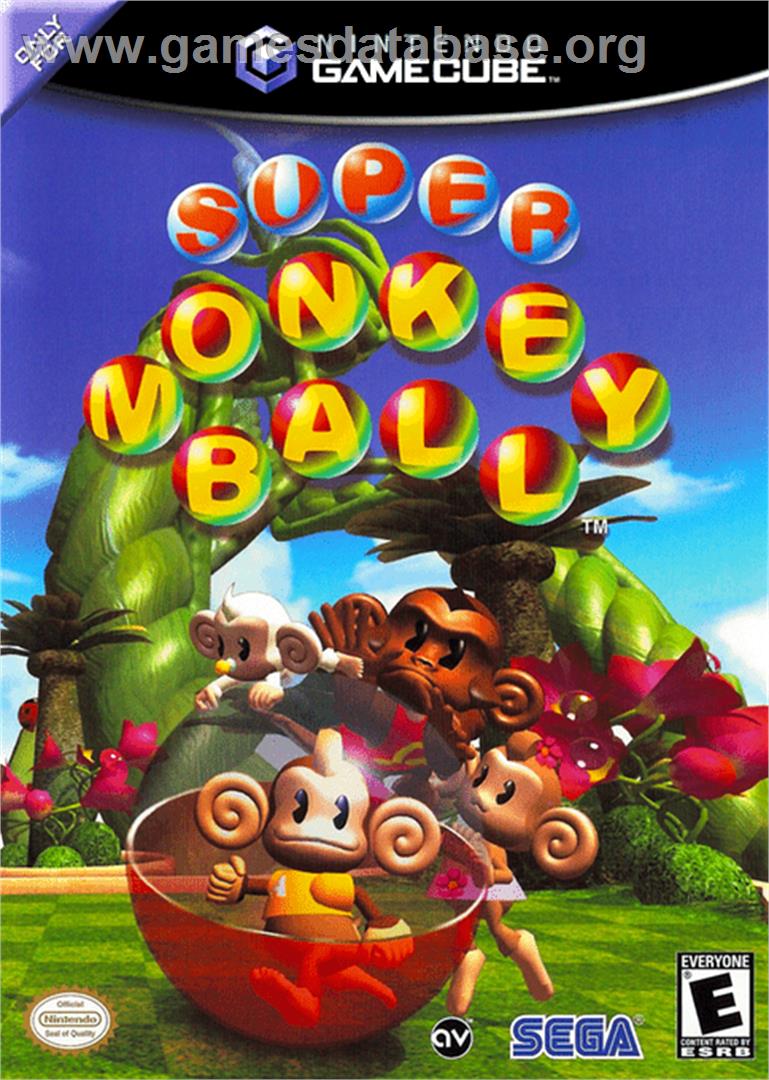 Super Monkey Ball - Nintendo GameCube - Artwork - Box