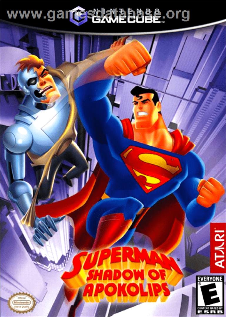 Superman: Shadow of Apokolips - Nintendo GameCube - Artwork - Box
