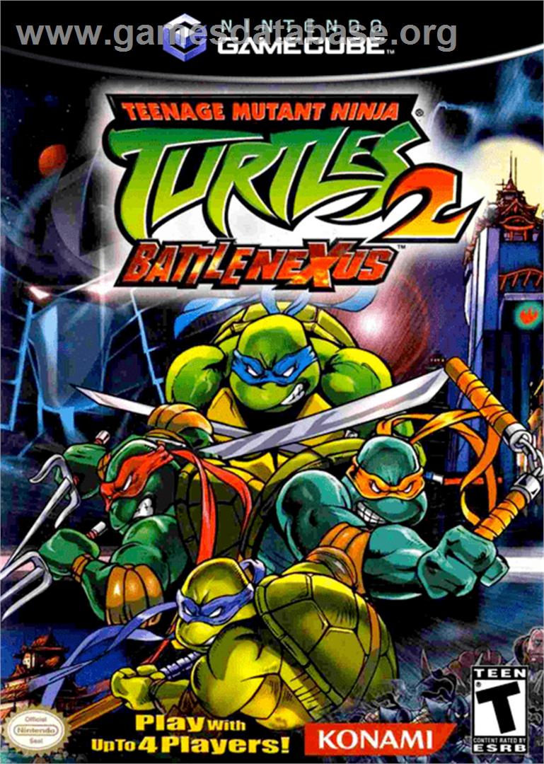 Teenage Mutant Ninja Turtles 2: Battle Nexus - Nintendo GameCube - Artwork - Box