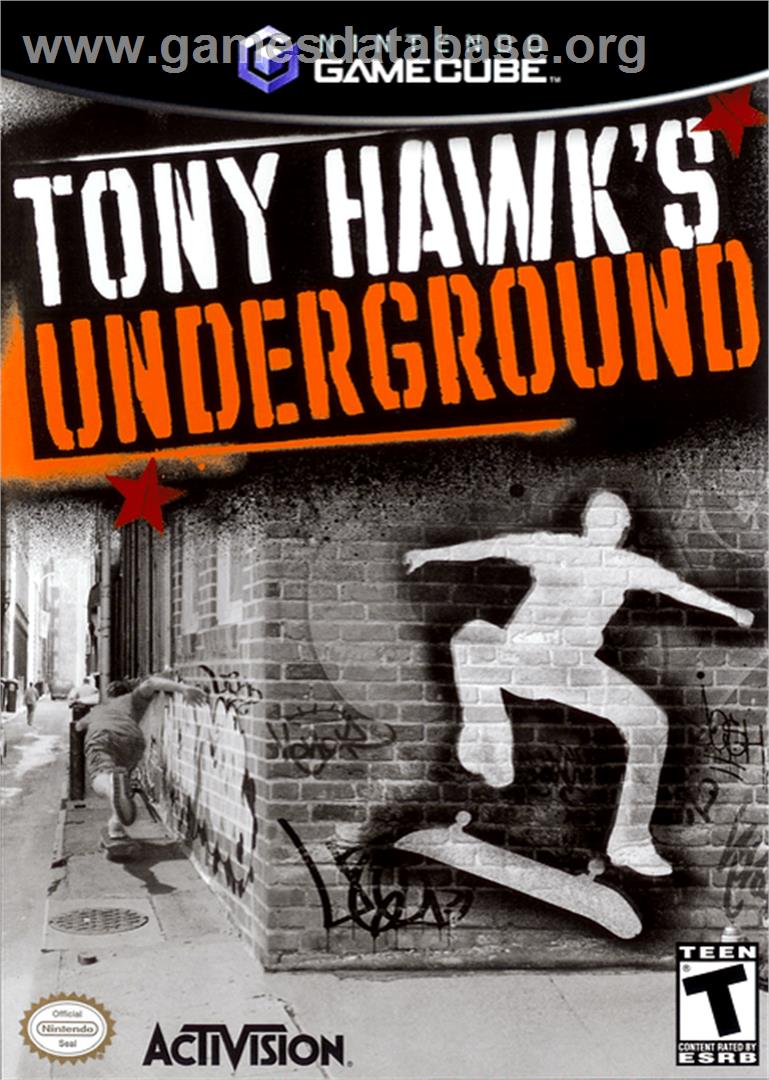 Tony Hawk's Underground - Nintendo GameCube - Artwork - Box