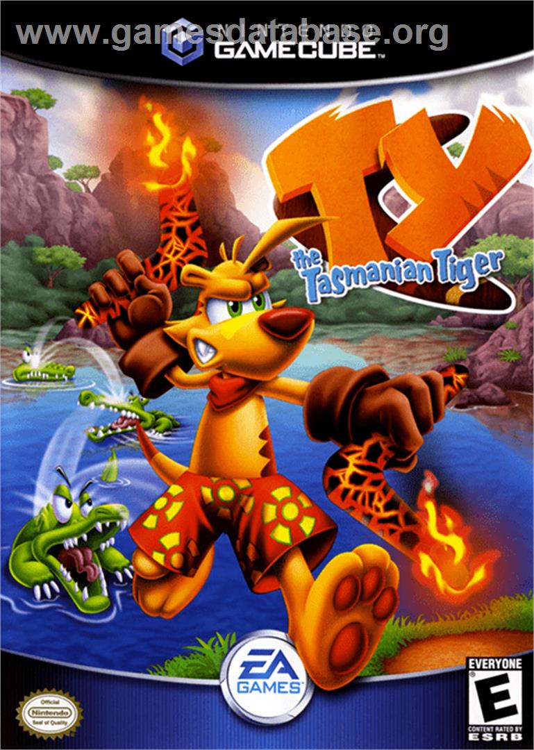 Ty the Tasmanian Tiger - Nintendo GameCube - Artwork - Box