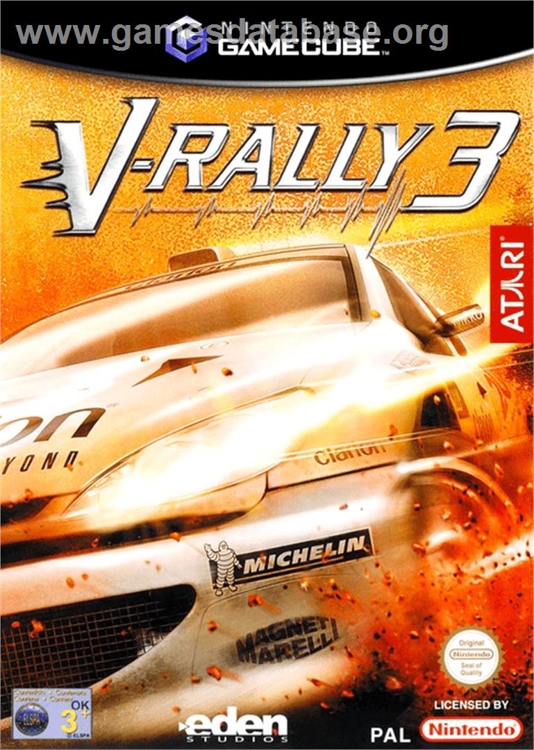 V-Rally 3 - Nintendo GameCube - Artwork - Box