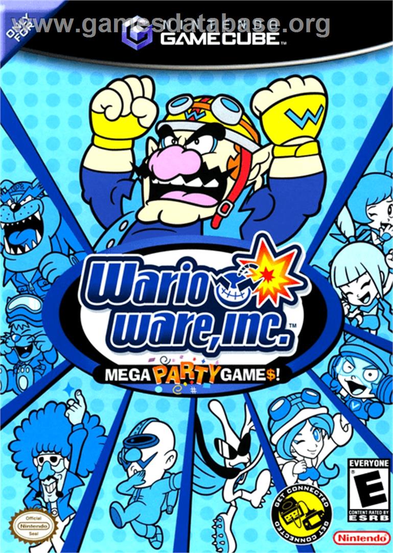 WarioWare, Inc.: Mega Party Game$ - Nintendo GameCube - Artwork - Box