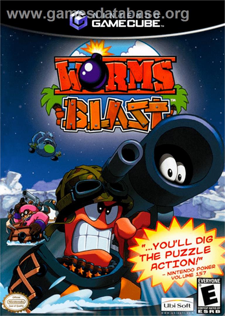 Worms Blast - Nintendo GameCube - Artwork - Box