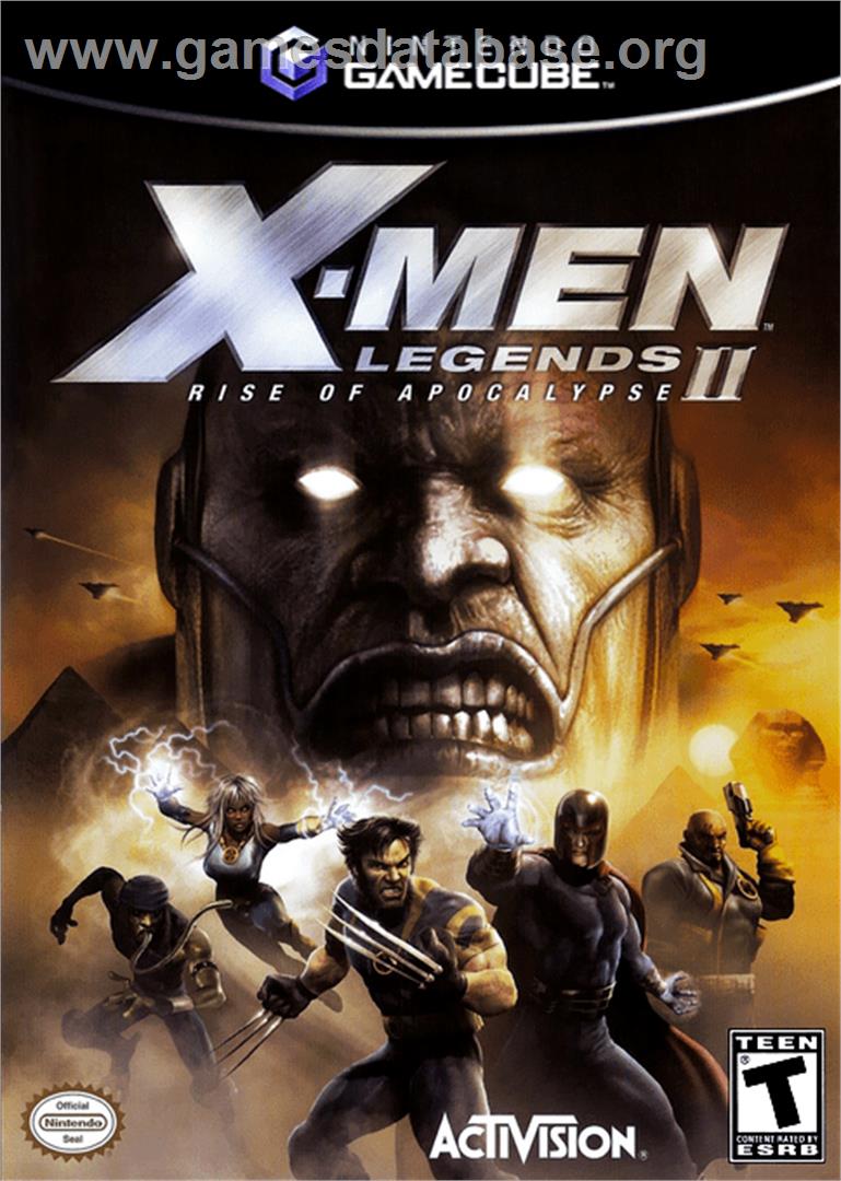 X-Men: Legends II - Rise of Apocalypse - Nintendo GameCube - Artwork - Box