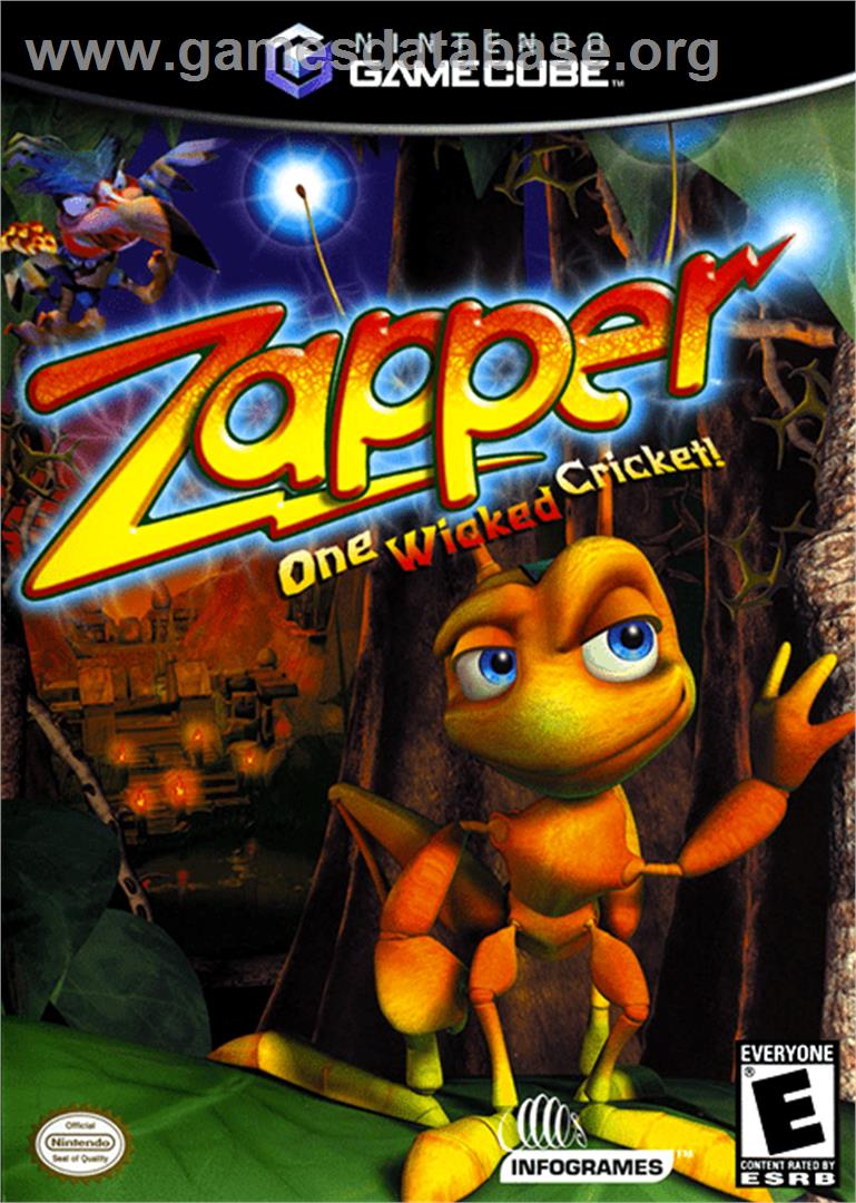 Zapper: One Wicked Cricket - Nintendo GameCube - Artwork - Box