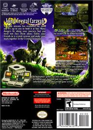 Box back cover for Final Fantasy: Crystal Chronicles on the Nintendo GameCube.