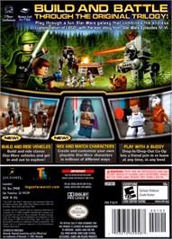 Box back cover for LEGO Star Wars 2: The Original Trilogy on the Nintendo GameCube.