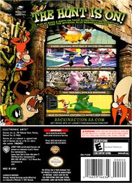Box back cover for Looney Tunes: Back in Action on the Nintendo GameCube.