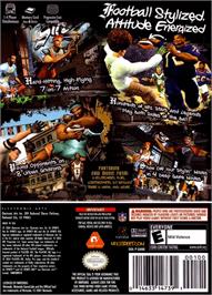 Box back cover for NFL Street on the Nintendo GameCube.