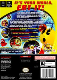 Box back cover for Pac-Man World 3 on the Nintendo GameCube.