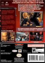 Box back cover for Rogue Ops on the Nintendo GameCube.