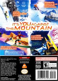 Box back cover for SSX 3 on the Nintendo GameCube.