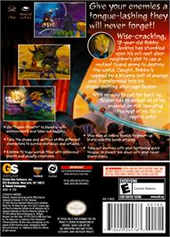 Box back cover for Scaler on the Nintendo GameCube.