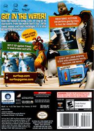 Box back cover for Surf's Up on the Nintendo GameCube.