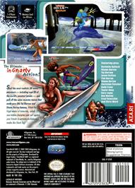 Box back cover for TransWorld SURF: Next Wave on the Nintendo GameCube.