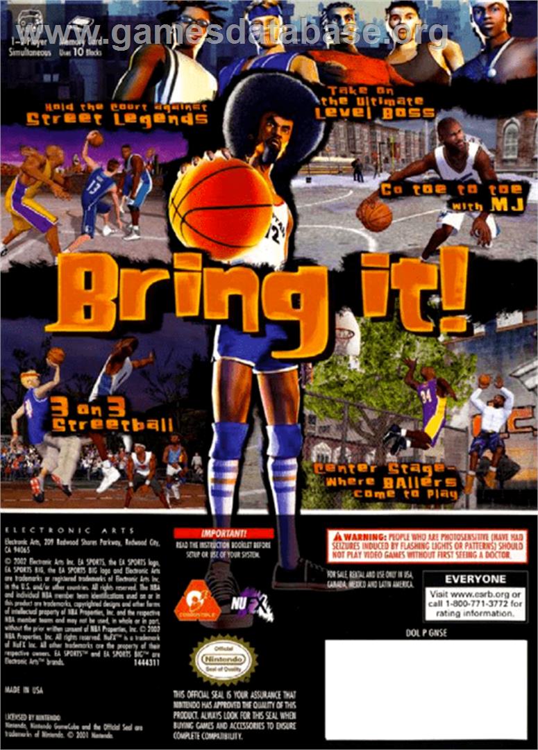 NBA Street - Nintendo GameCube - Artwork - Box Back