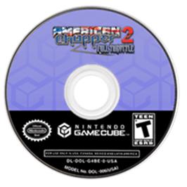Artwork on the Disc for American Chopper 2: Full Throttle on the Nintendo GameCube.