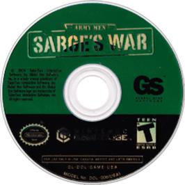Artwork on the Disc for Army Men: Sarge's War on the Nintendo GameCube.