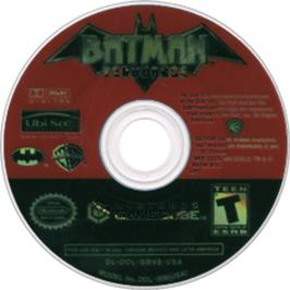 Artwork on the Disc for Batman: Vengeance on the Nintendo GameCube.