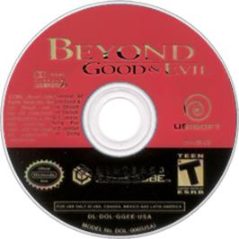 Artwork on the Disc for Beyond Good & Evil on the Nintendo GameCube.