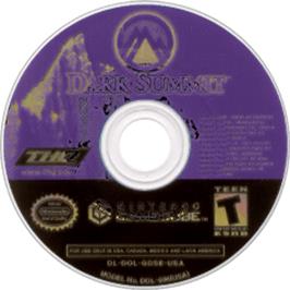 Artwork on the Disc for Dark Summit on the Nintendo GameCube.