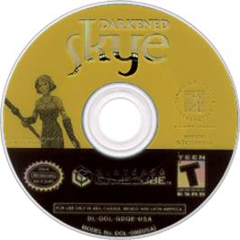 Artwork on the Disc for Darkened Skye on the Nintendo GameCube.